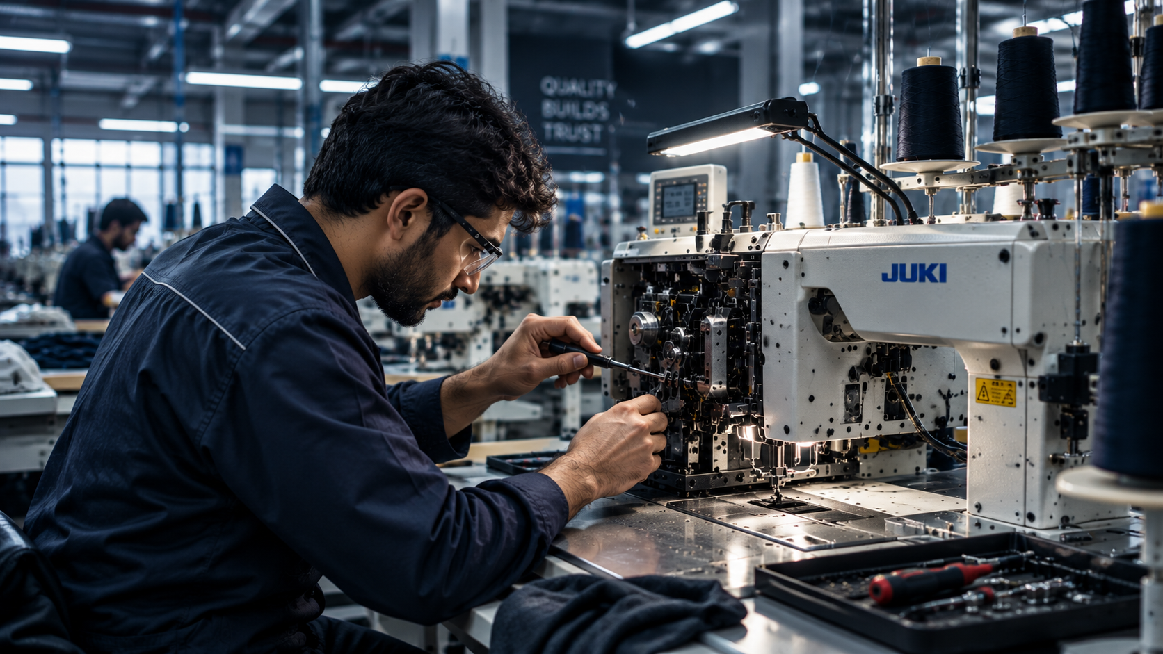 Industrial Sewing Machine Precision Repair